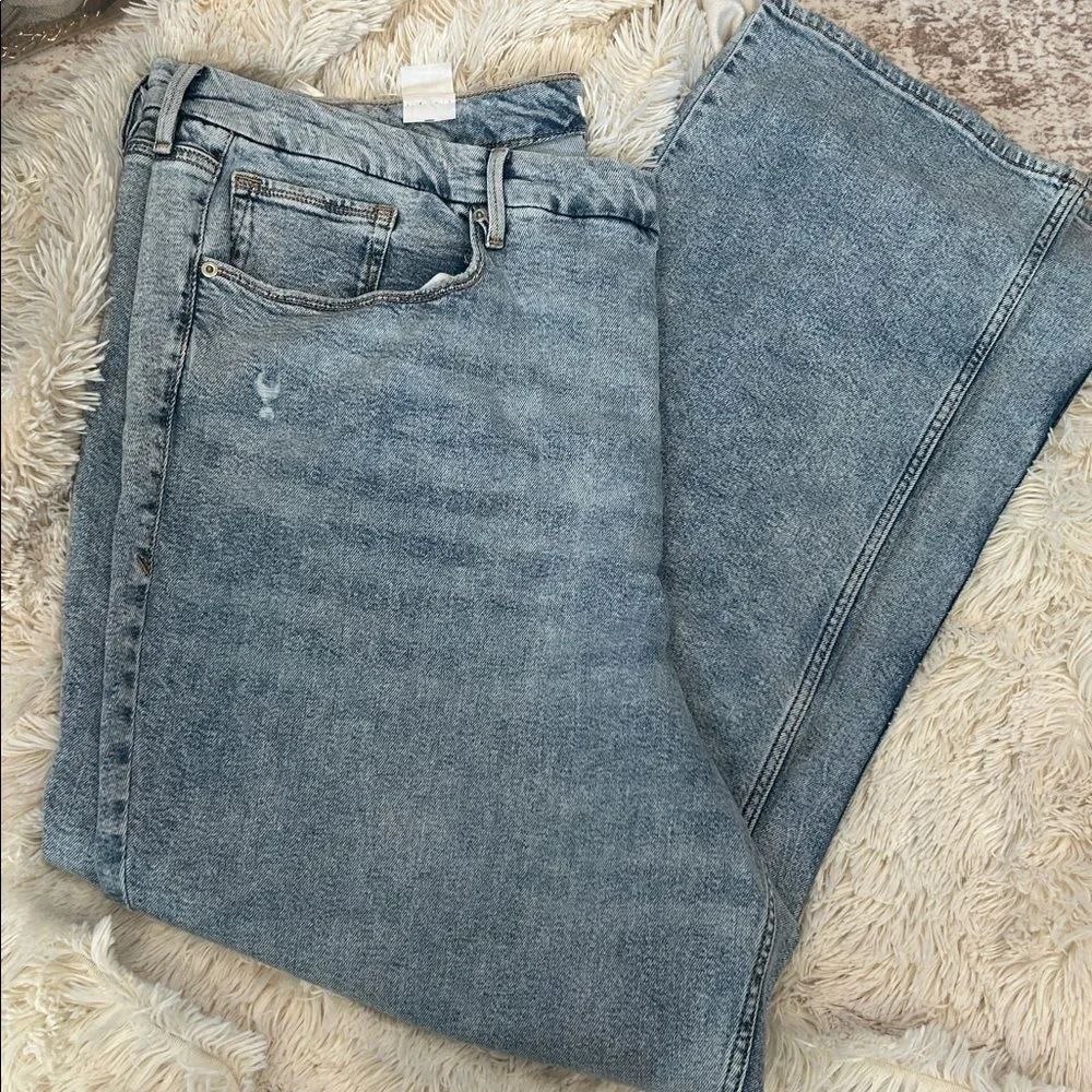 Good American good icon Straight Leg Jeans high-rise new with tags 26